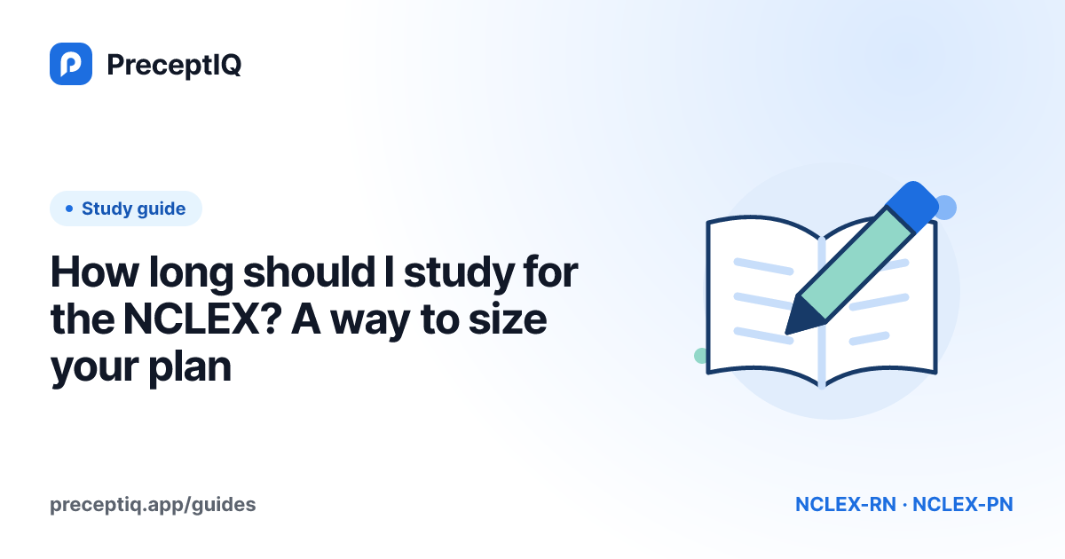 Illustrated cover: How long should I study for the NCLEX? A way to size your plan